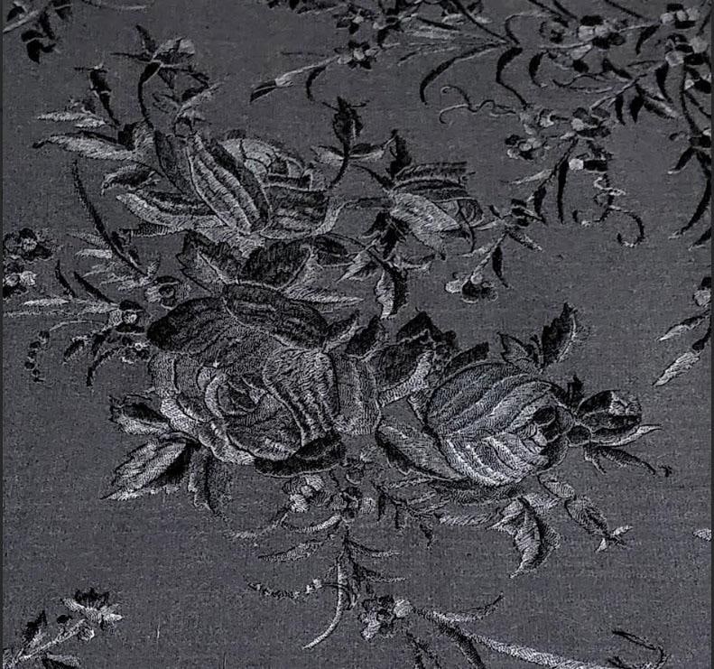 Antique Flaminco Fringed Piano Shawl Midnight Black - Outstanding - 6