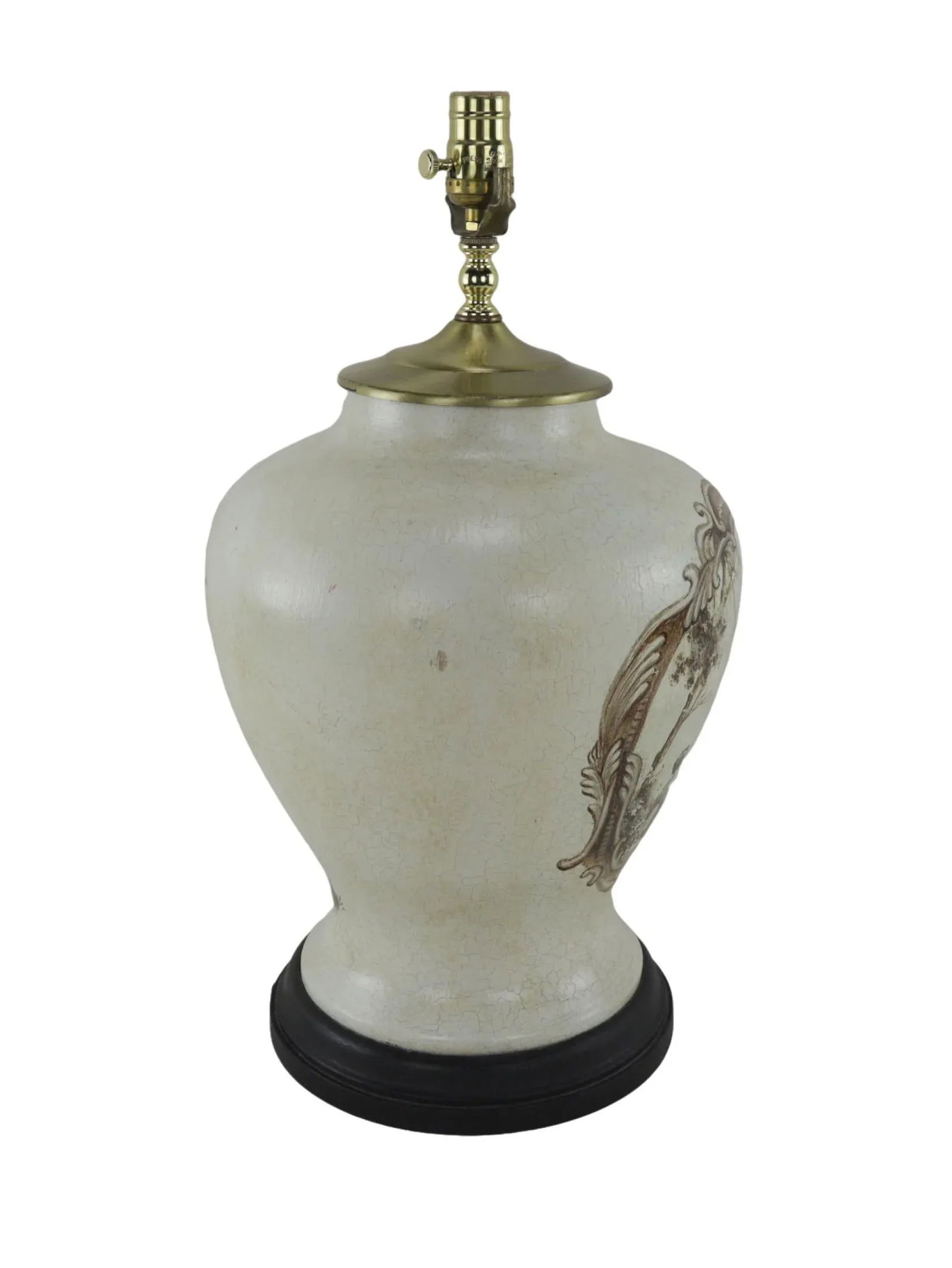 20th Century French Hand-Painted Table Lamp - 4