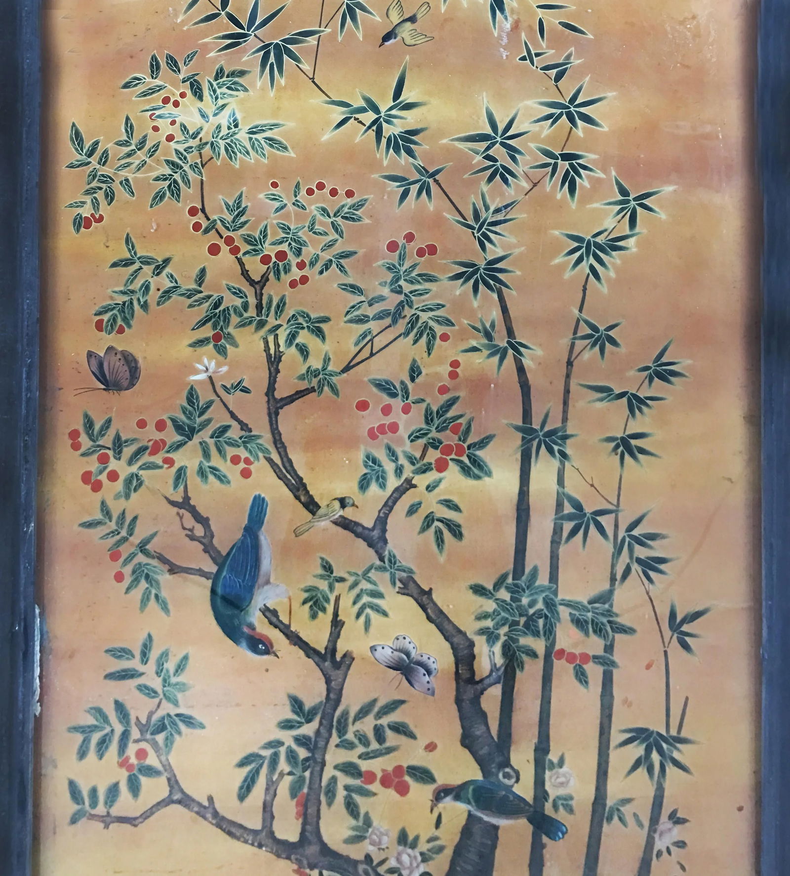 Late 19 Century Chinese Reverse Painting Panel - 4
