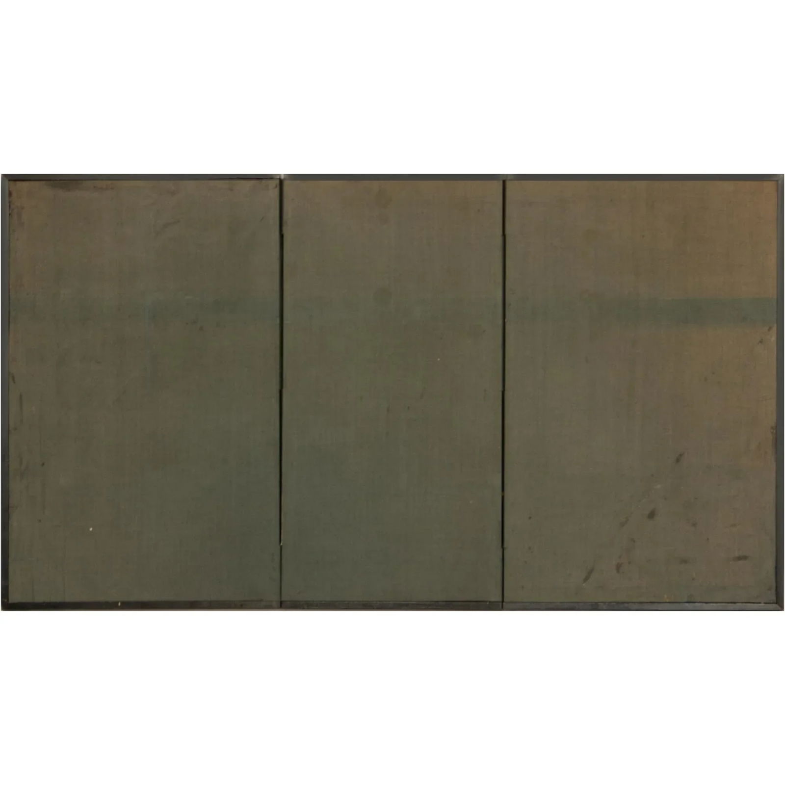 Edo to Meiji Era Utagawa Kunisada Woodblock Print Triptych Byobu Screen C. 1850s - 12