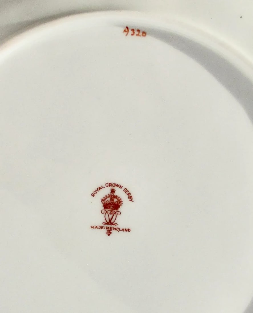 Vintage Early 20th Century Porcelain Royal Crown Darby -A Set of 15 - 10