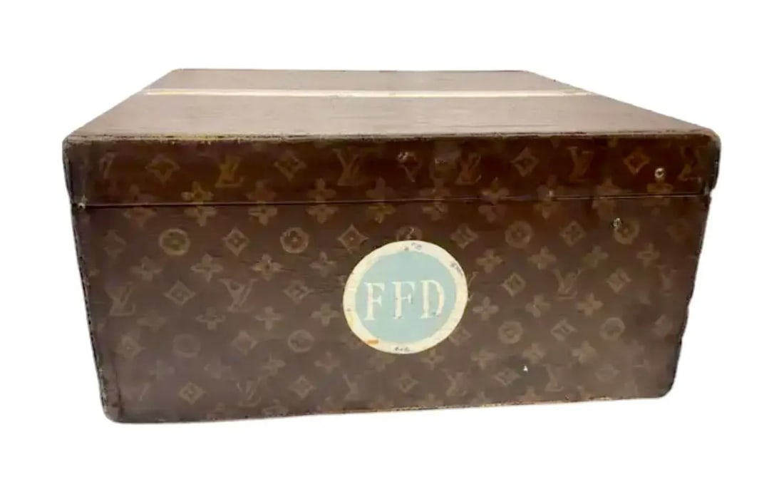 Antique Louis Vuitton Monogram Cube Trunk - 10