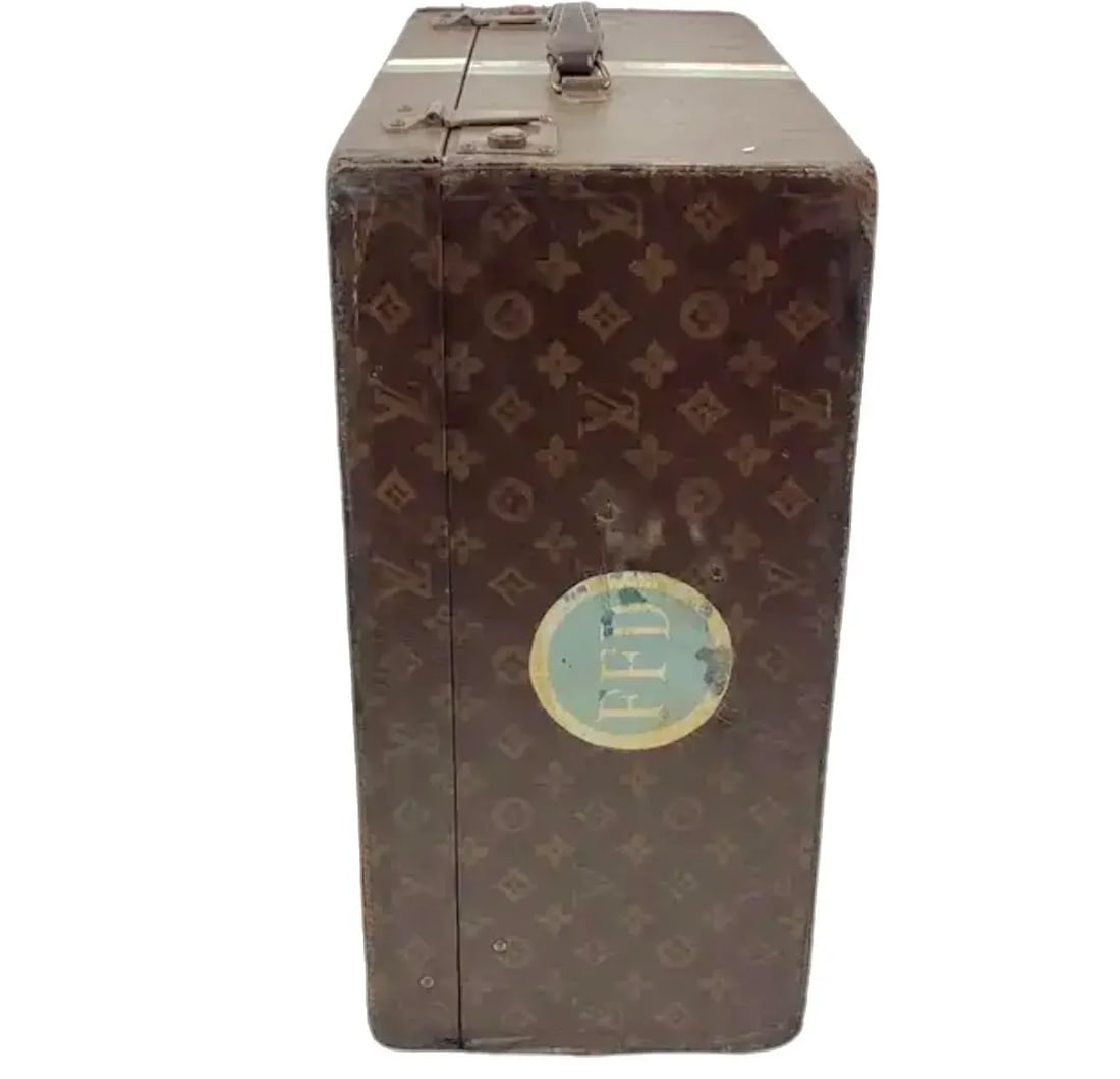 Antique Louis Vuitton Monogram Cube Trunk - 5