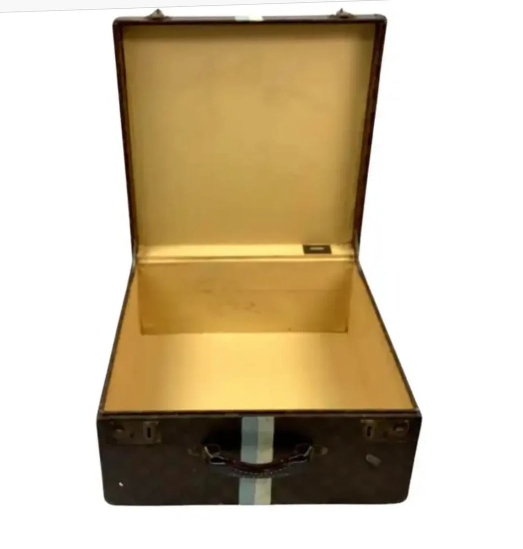 Antique Louis Vuitton Monogram Cube Trunk - 7