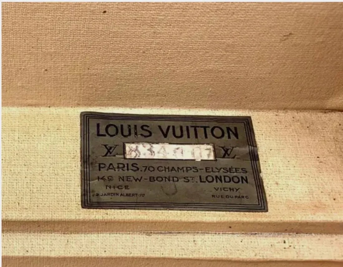 Antique Louis Vuitton Monogram Cube Trunk - 8