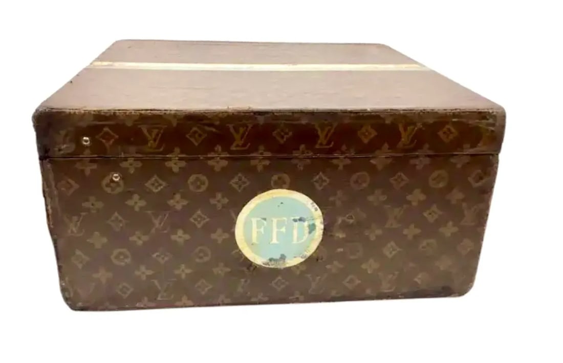 Antique Louis Vuitton Monogram Cube Trunk - 9