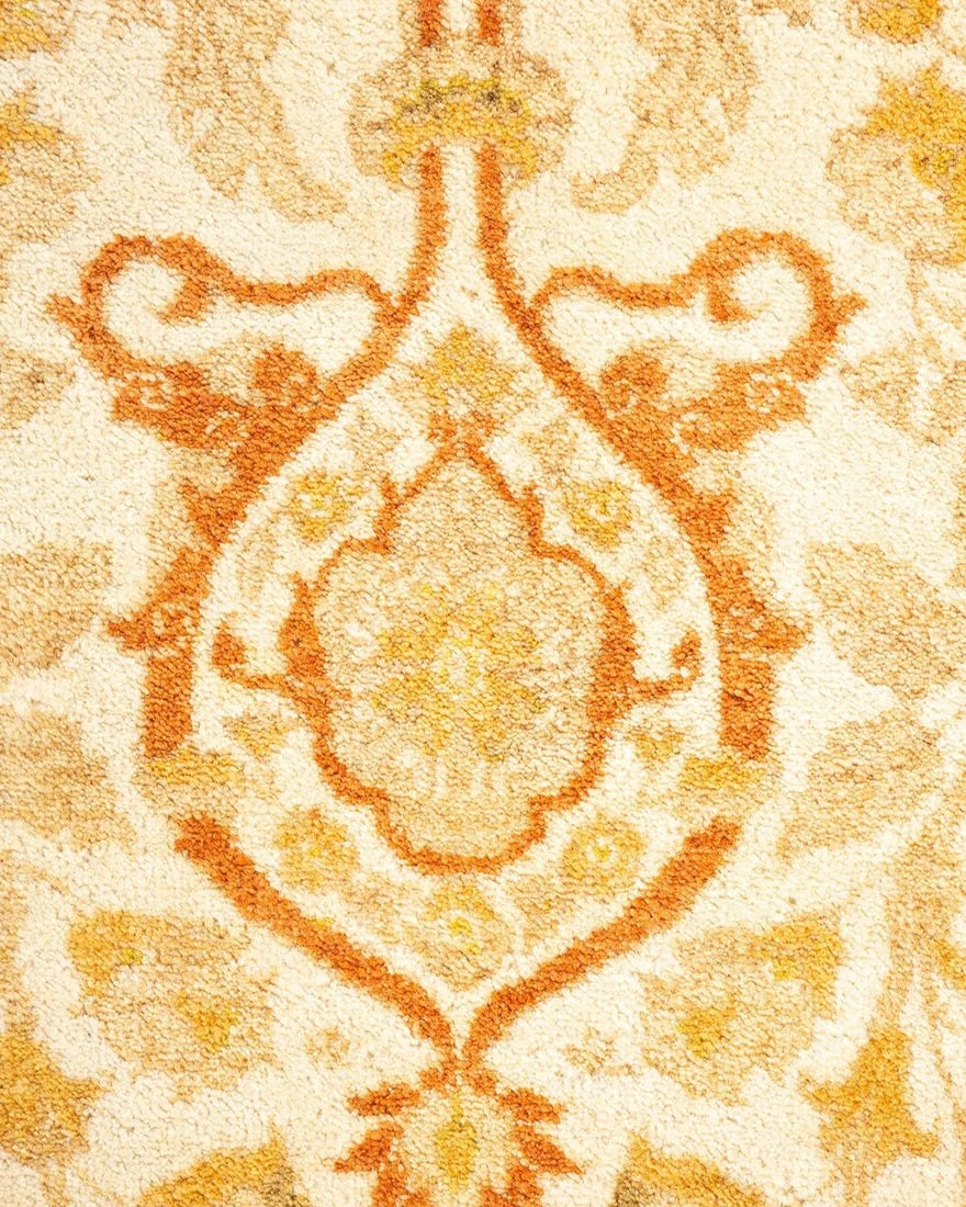 Mogul, One-of-a-Kind Hand-Knotted Area Rug - Ivory, 6' 2" x 9' 4" - 3