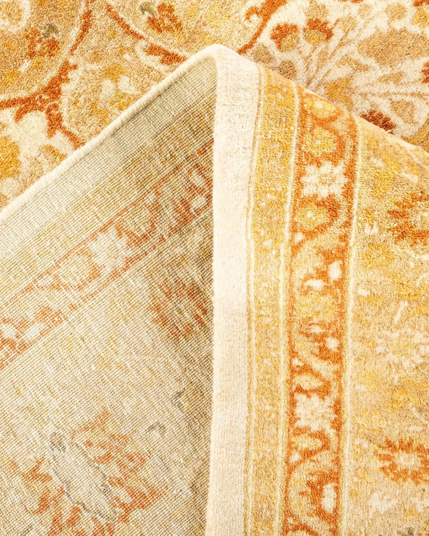 Mogul, One-of-a-Kind Hand-Knotted Area Rug - Ivory, 6' 2" x 9' 4" - 6