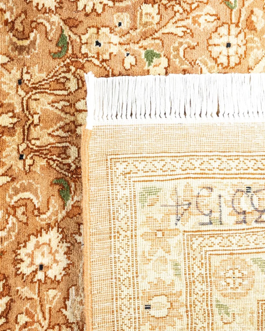 Mogul, One-of-a-Kind Hand-Knotted Area Rug - Yellow, 6' 1" x 9' 5" - 5