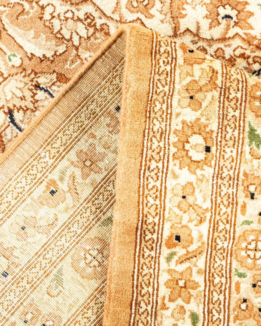 Mogul, One-of-a-Kind Hand-Knotted Area Rug - Yellow, 6' 1" x 9' 5" - 6