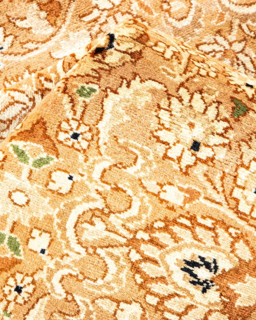 Mogul, One-of-a-Kind Hand-Knotted Area Rug - Yellow, 6' 1" x 9' 5" - 7