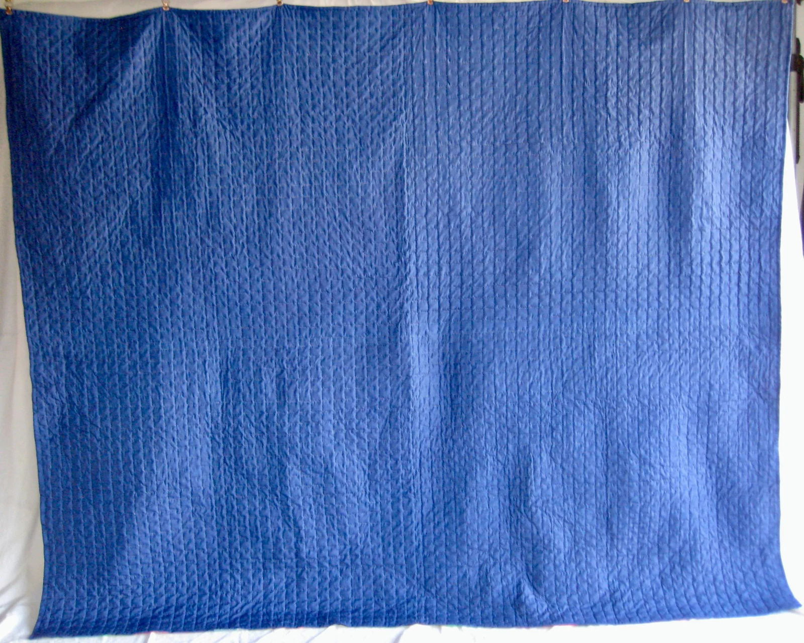 Large Diamond Shape Mid Century Amish Quilt - 7