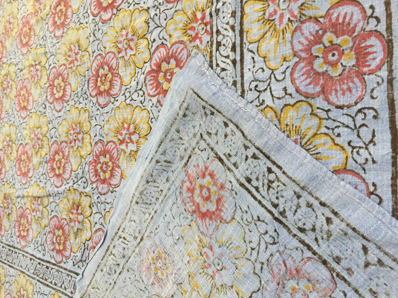 Kalamari Blue Textile From India - 5