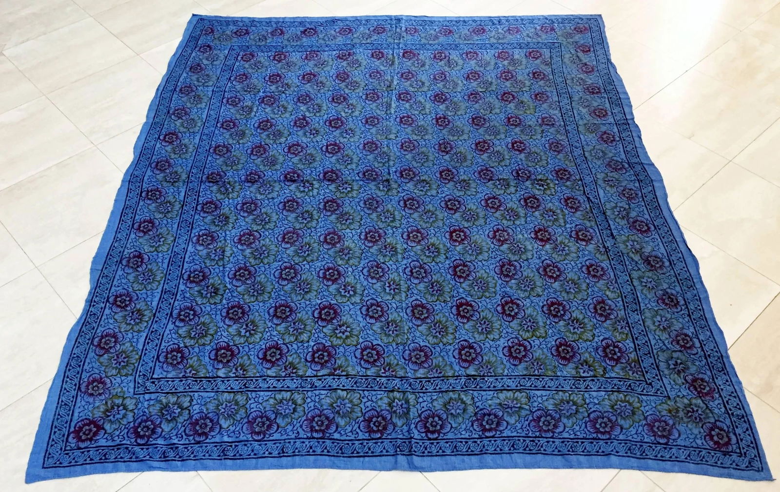 Kalamari Blue Textile From India - 9