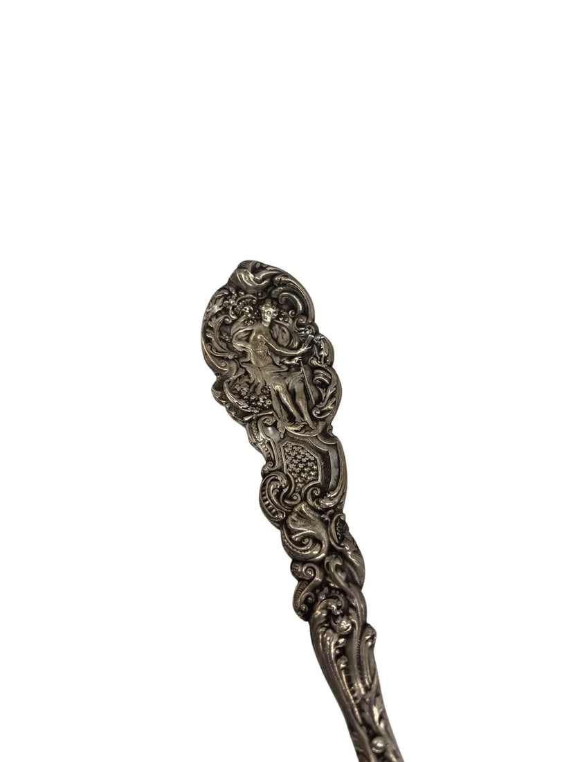 Rare 1888 Gorham Sterling Silver Versailles Potato Serving Spoon 12.5" - 4