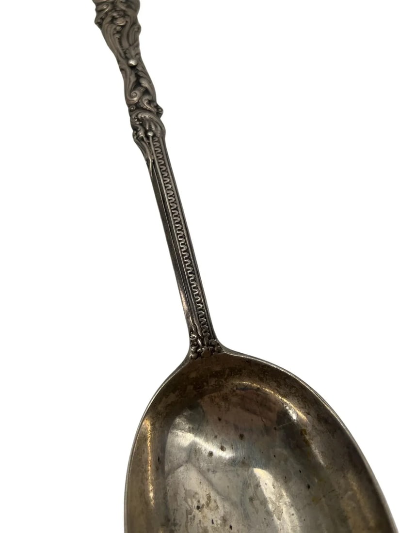 Rare 1888 Gorham Sterling Silver Versailles Potato Serving Spoon 12.5" - 8
