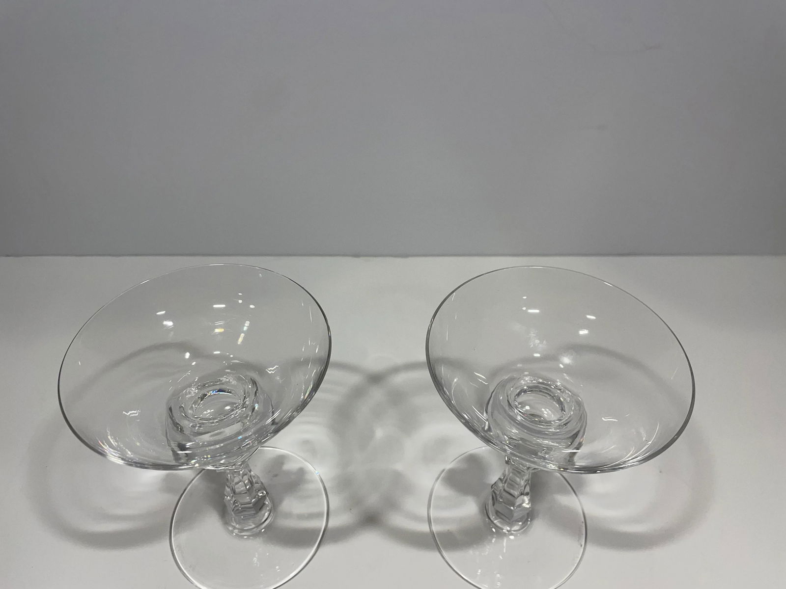 Pair of Val Saint-Lambert Crystal Candlesticks for Tiffany and Co. - 5