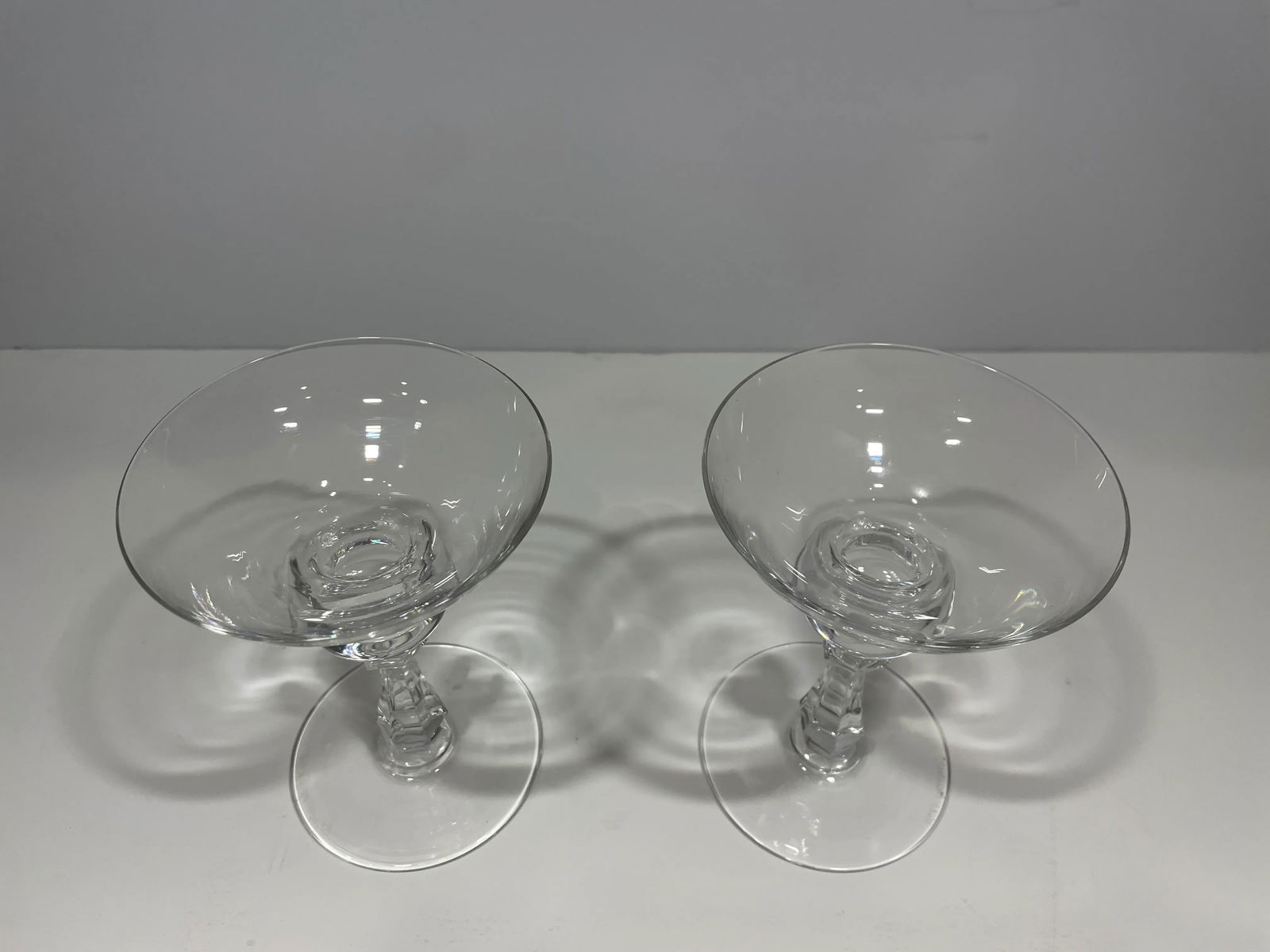 Pair of Val Saint-Lambert Crystal Candlesticks for Tiffany and Co. - 6