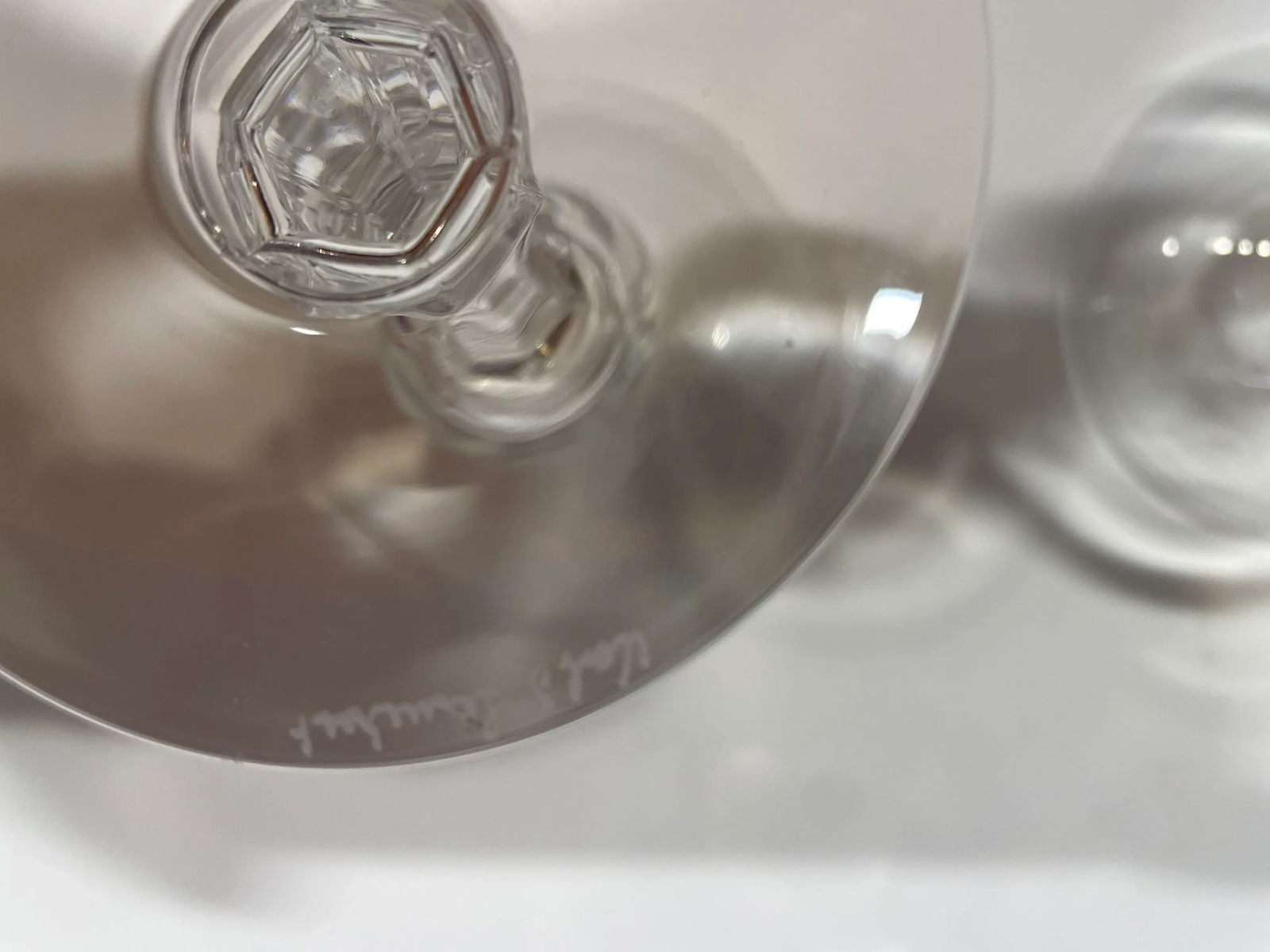 Pair of Val Saint-Lambert Crystal Candlesticks for Tiffany and Co. - 7