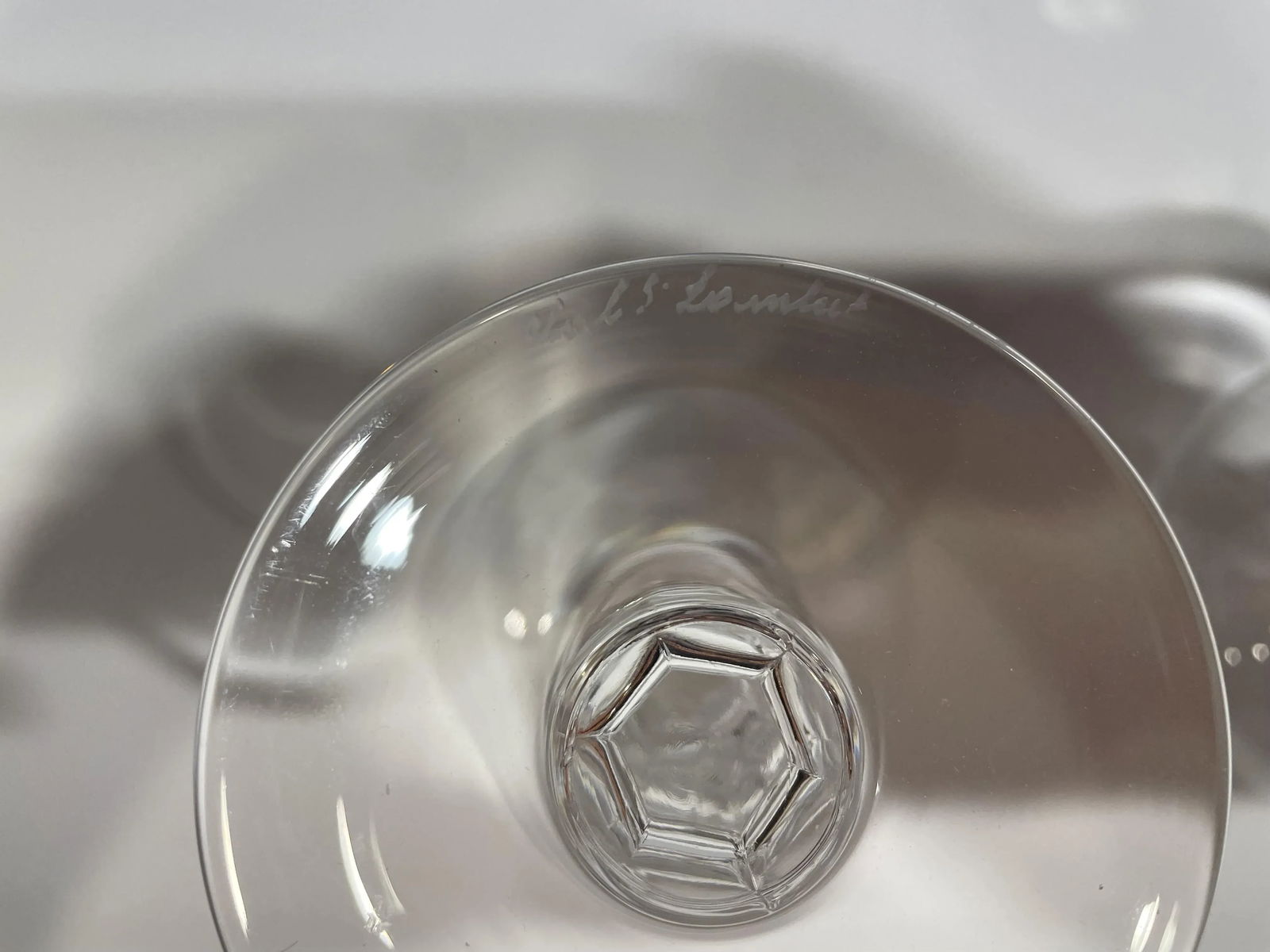 Pair of Val Saint-Lambert Crystal Candlesticks for Tiffany and Co. - 8