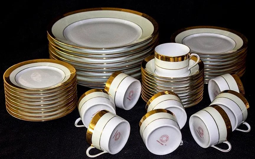 Rare Set C H. Field Haviland Limoges China - 62 Pieces -- Many Serving Pieces - 3