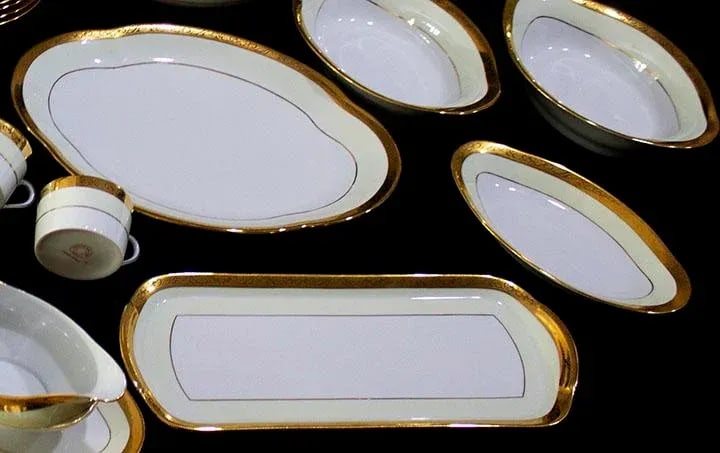 Rare Set C H. Field Haviland Limoges China - 62 Pieces -- Many Serving Pieces - 5