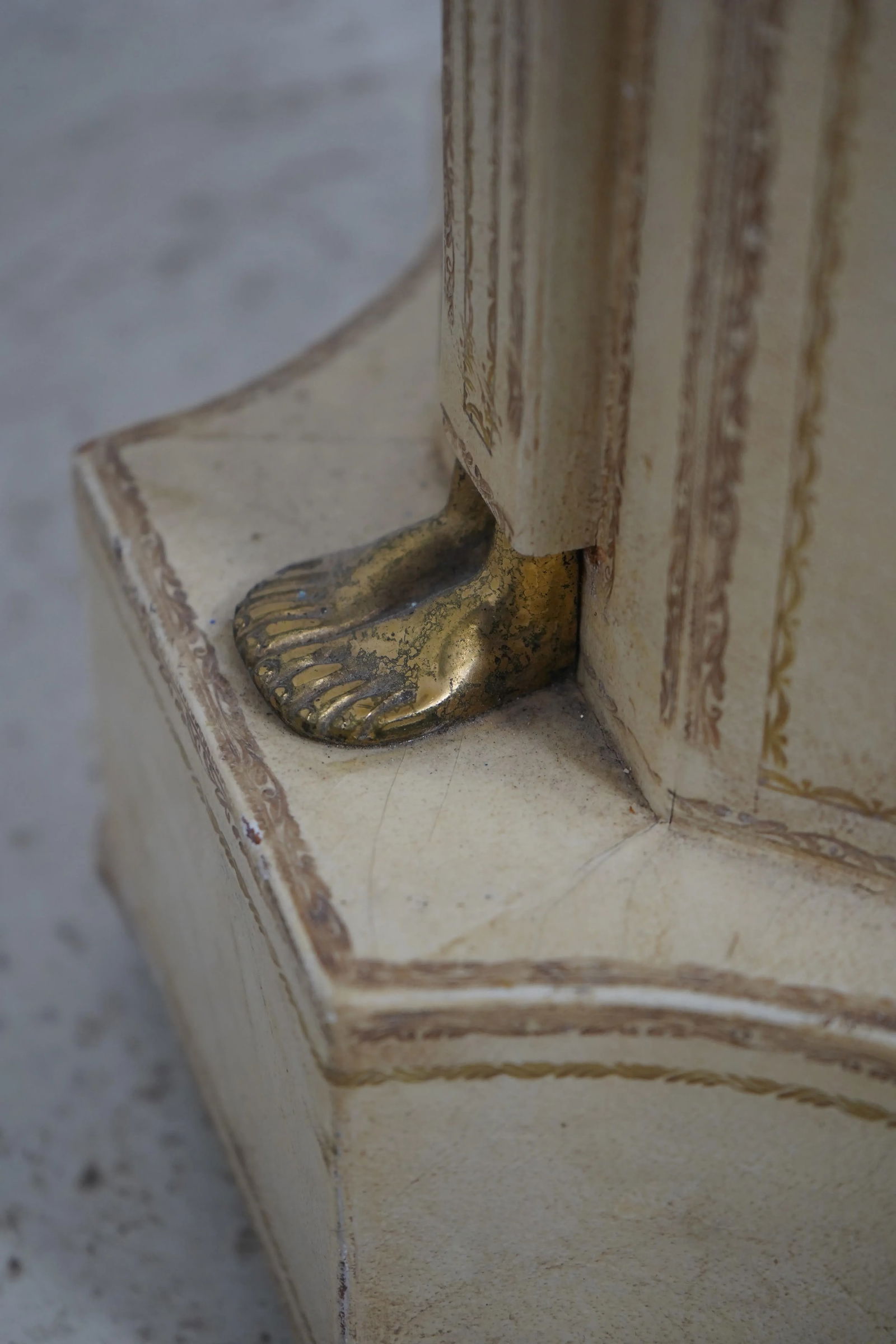 Maitland Smith Leather Wrapped French Empire Pedestal - 10