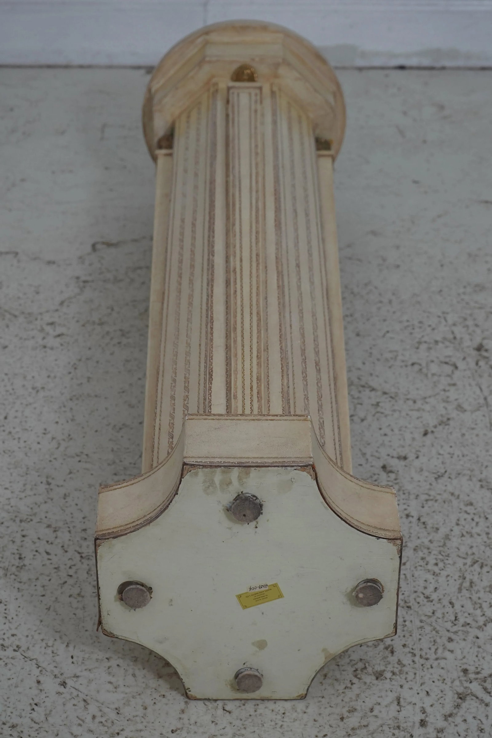 Maitland Smith Leather Wrapped French Empire Pedestal - 11