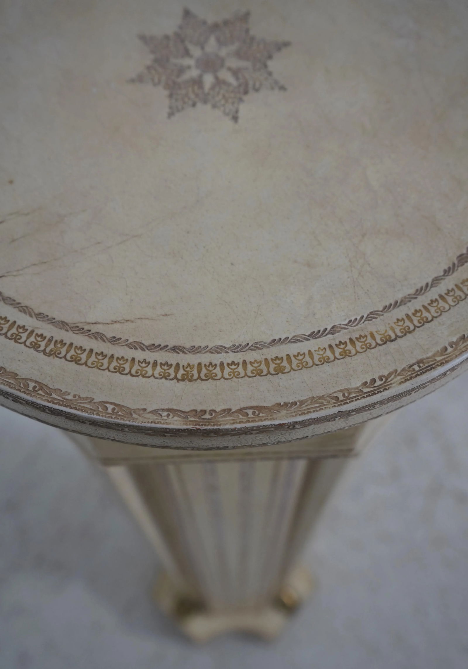 Maitland Smith Leather Wrapped French Empire Pedestal - 6