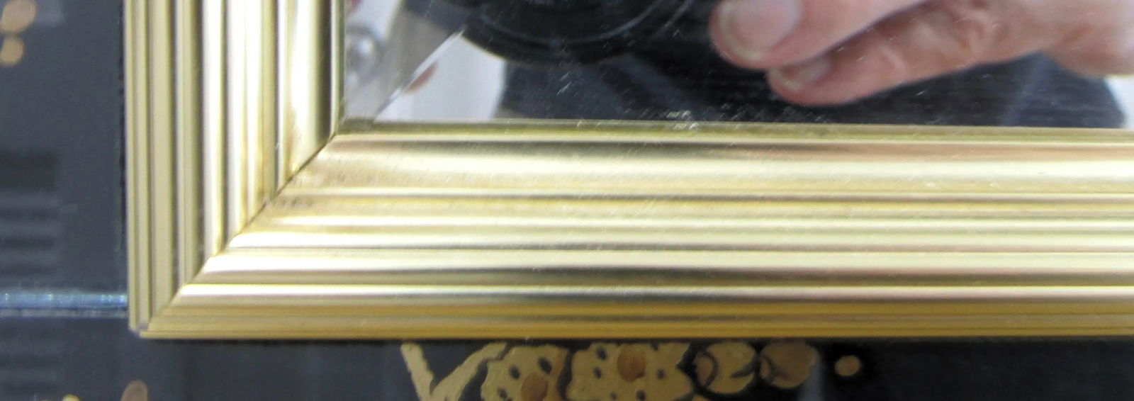 Vintage La Barge Reverse Glass Chinoiserie Mirror Signed J. Bivens 1981 - 8