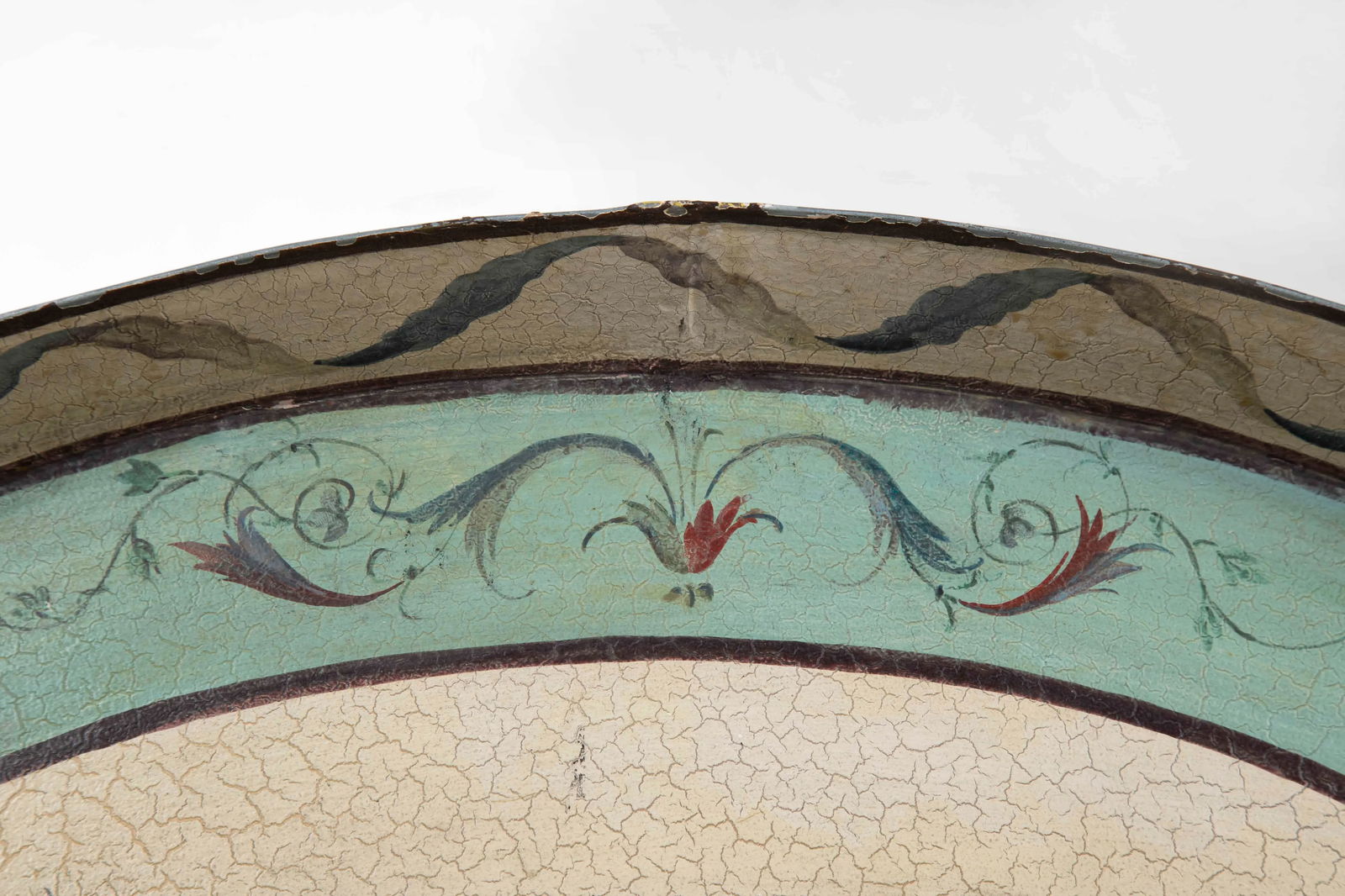 Vintage Tray in Muted Country Palette - 4