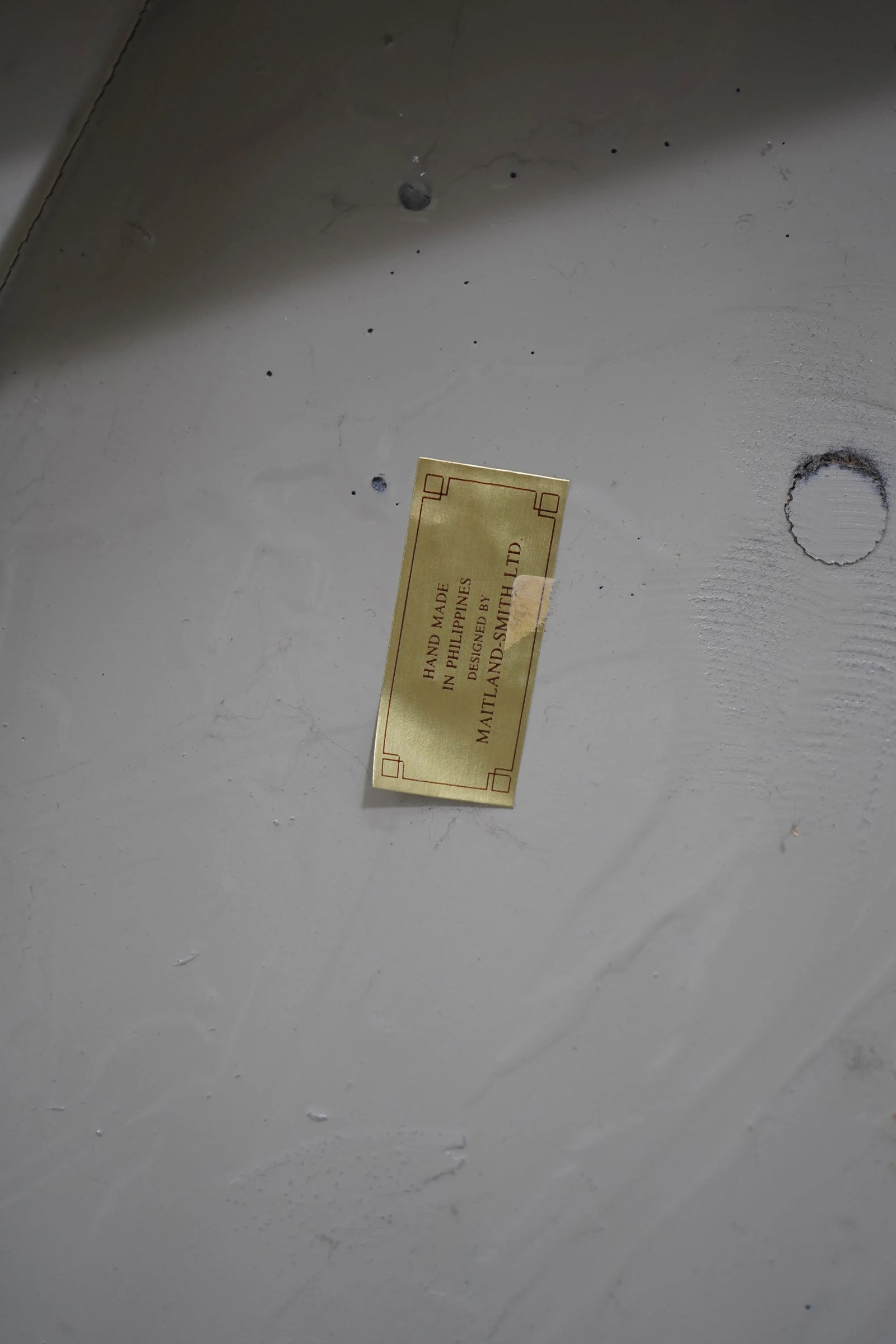 Maitland Smith Leather Wrapped Column Pedestal - 10