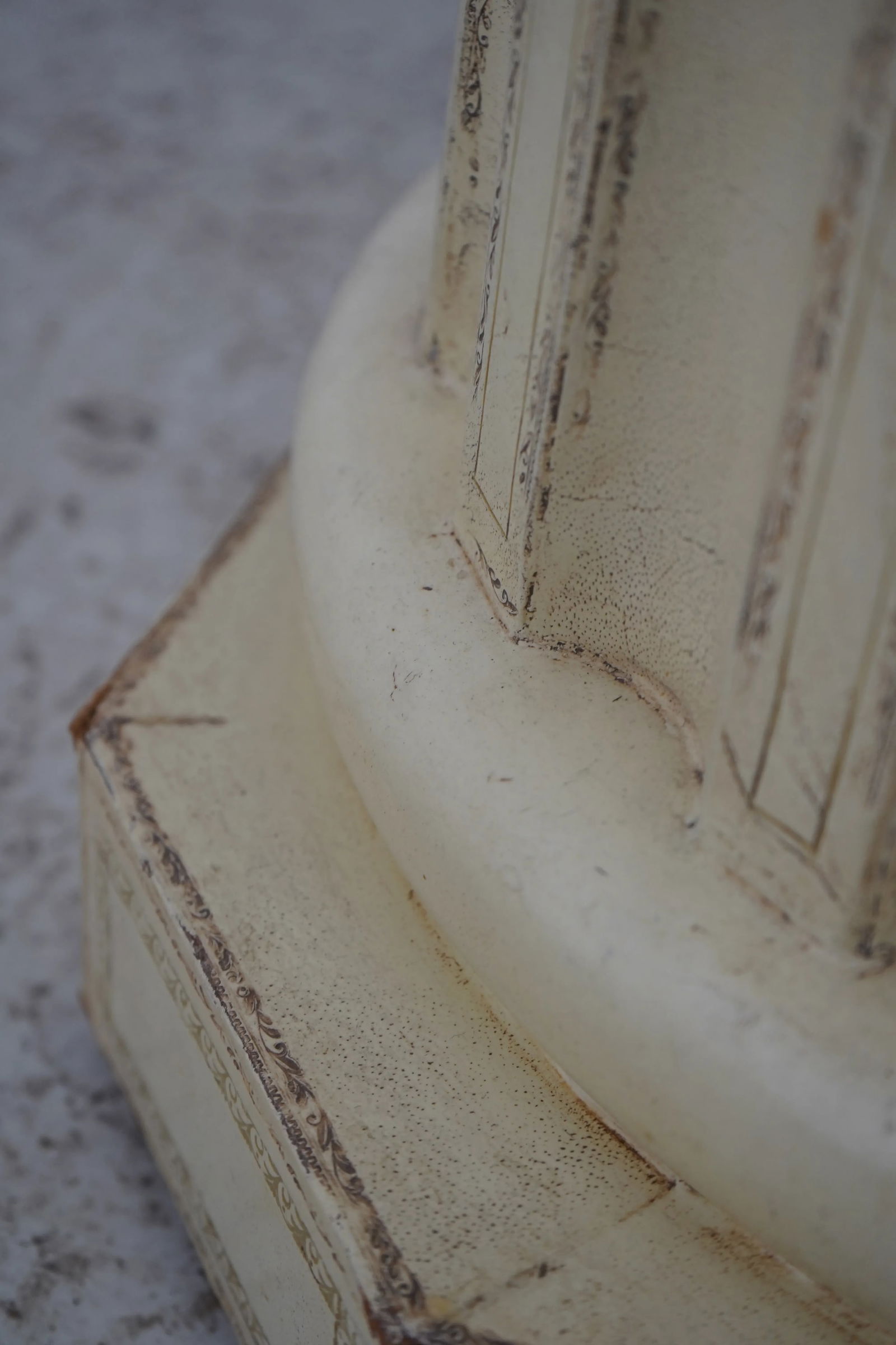 Maitland Smith Leather Wrapped Column Pedestal - 3