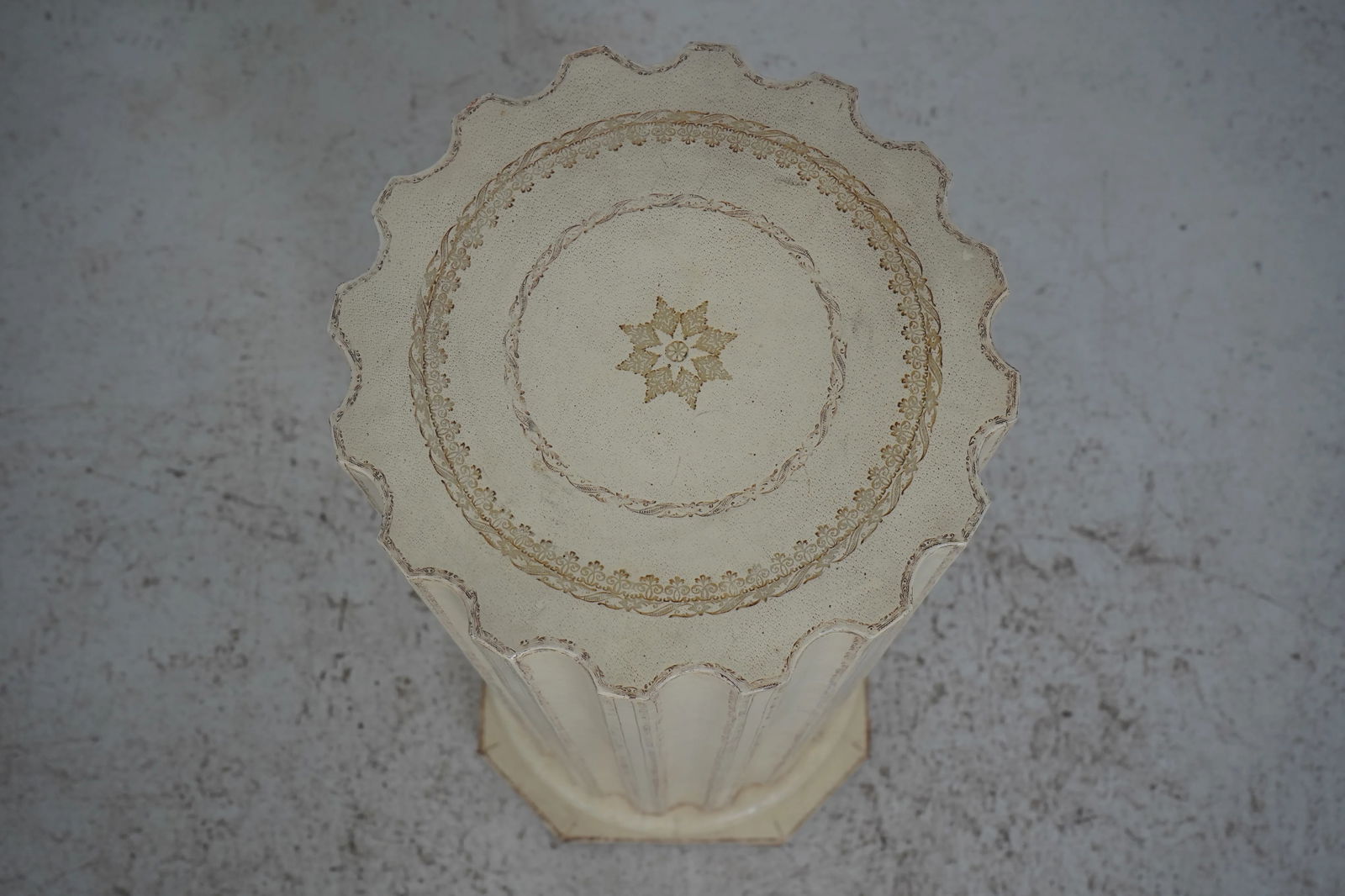 Maitland Smith Leather Wrapped Column Pedestal - 7