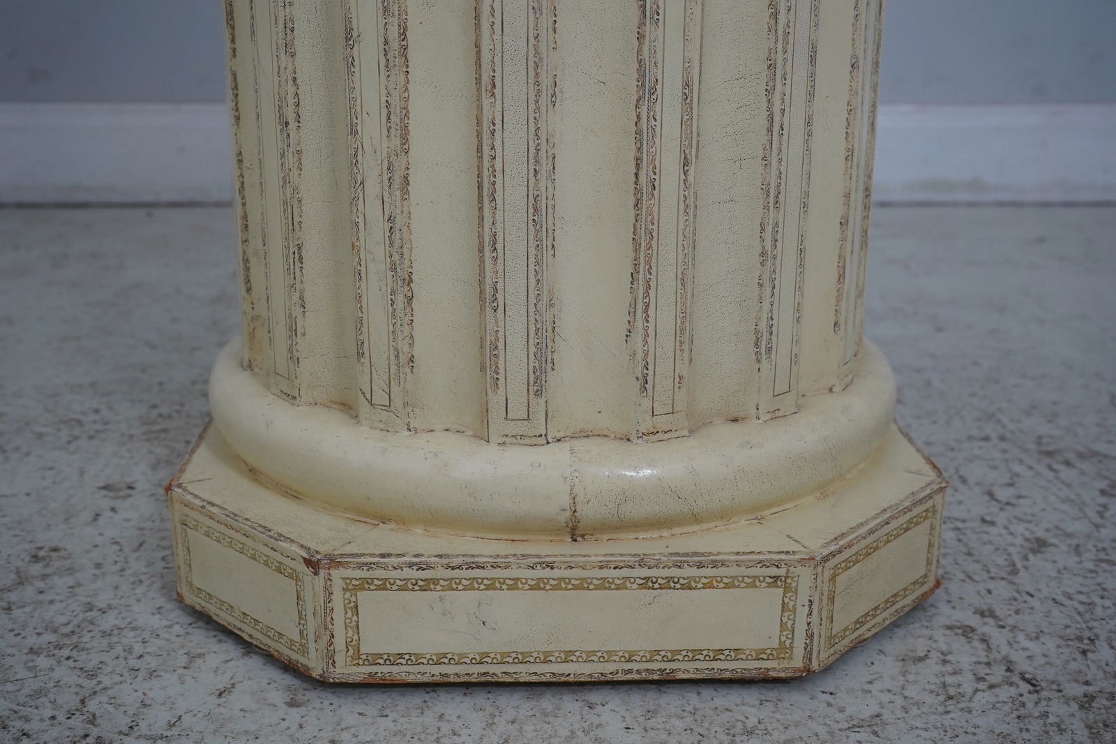 Maitland Smith Leather Wrapped Column Pedestal - 8
