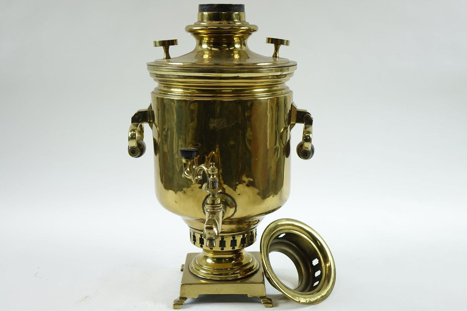 Antique Brass Samovar – 19th Century With Stamps - 2
