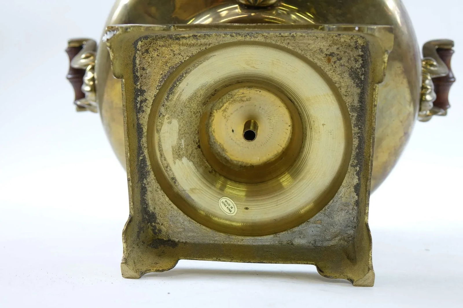 Antique Brass Russian Samovar 19th Century With Stamps 11 - 4