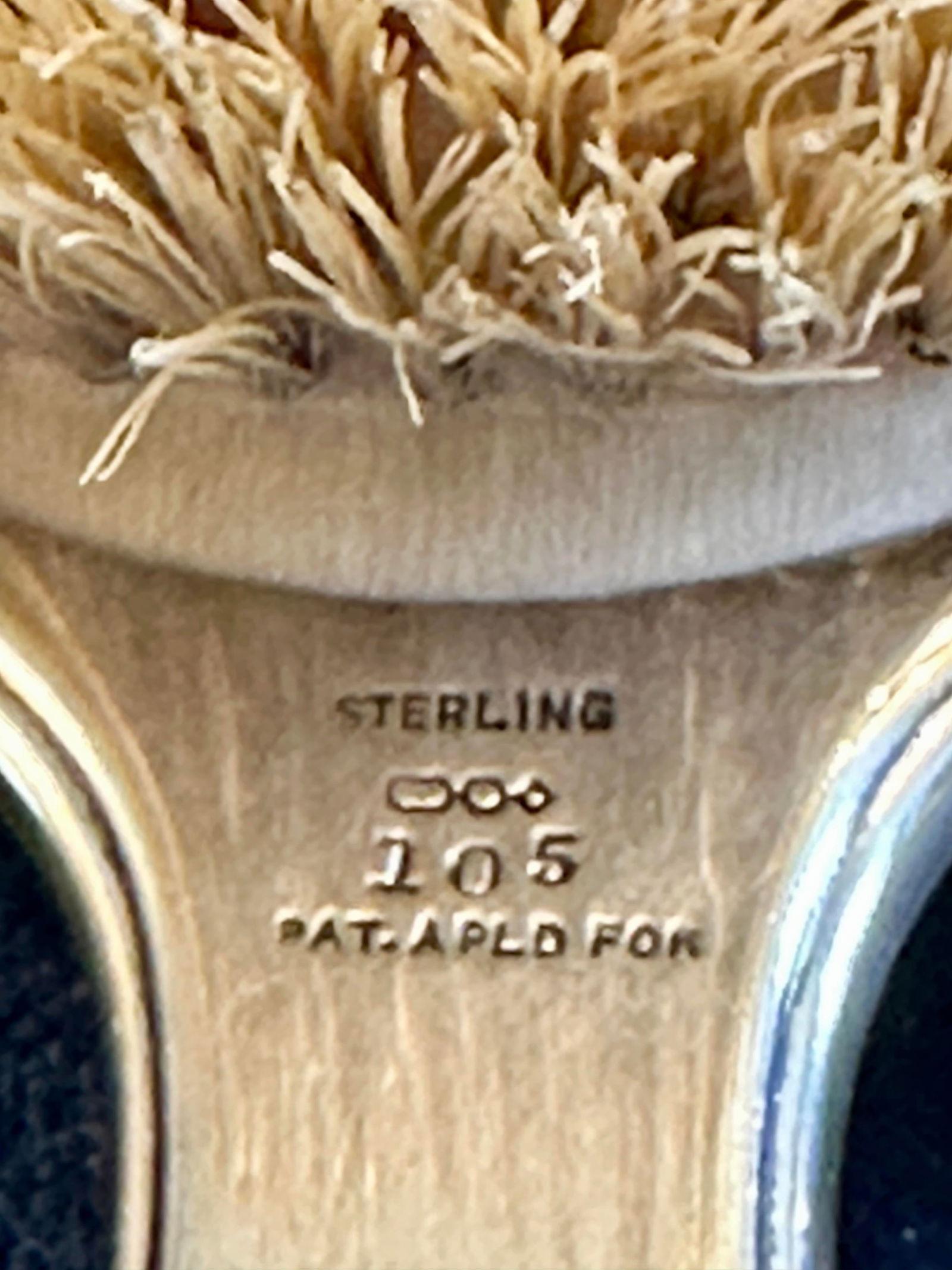 Antique Dominick & Haff Monogrammed Sterling Silver 9-Piece Vanity Set - 12