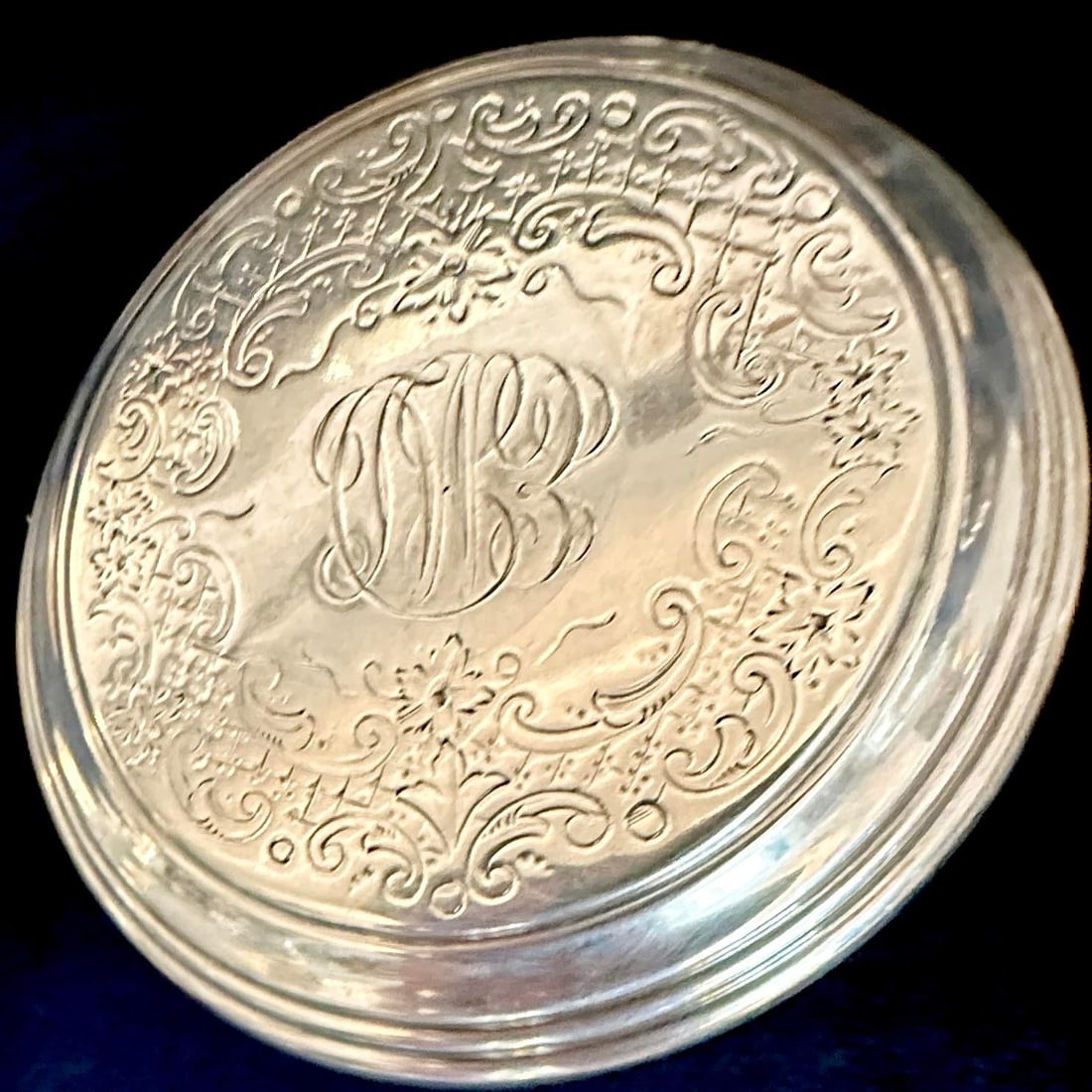 Antique Dominick & Haff Monogrammed Sterling Silver 9-Piece Vanity Set - 4