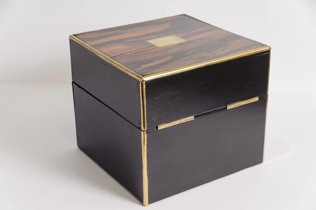 Antique English Rosewood Cellarette Box - 6