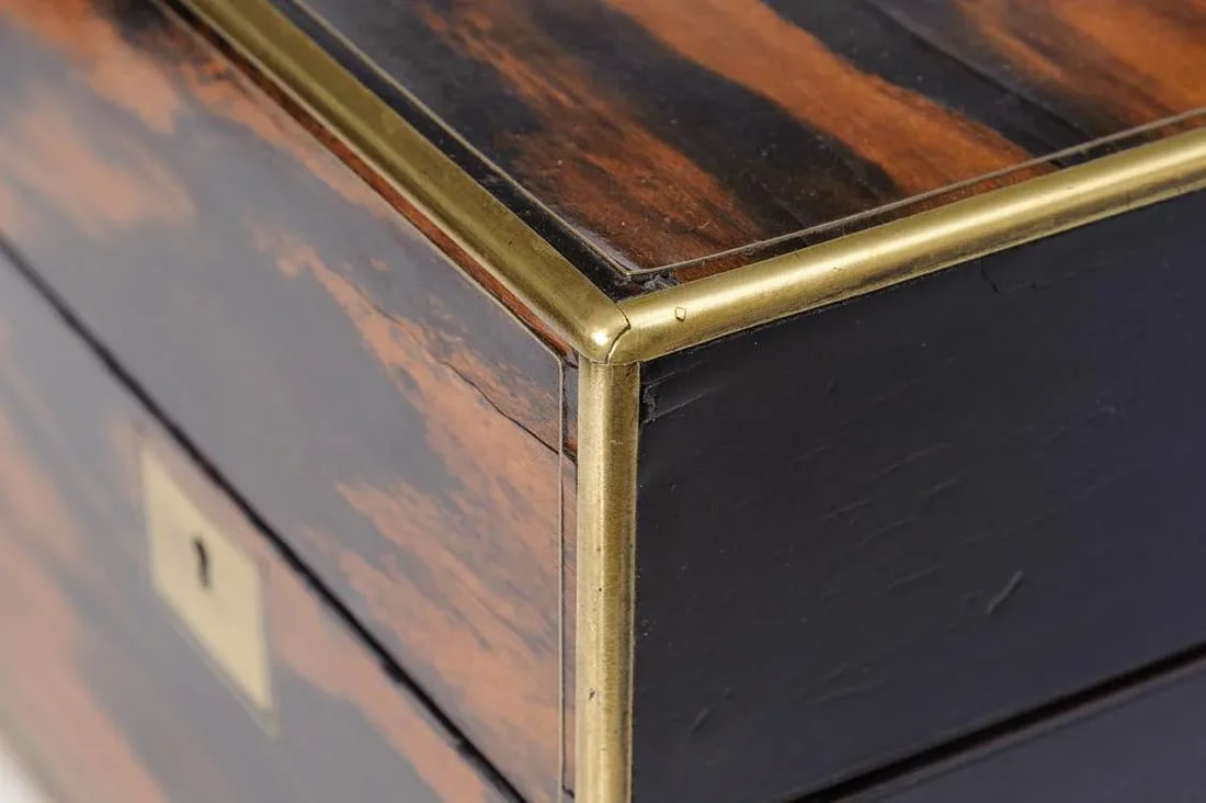 Antique English Rosewood Cellarette Box - 7