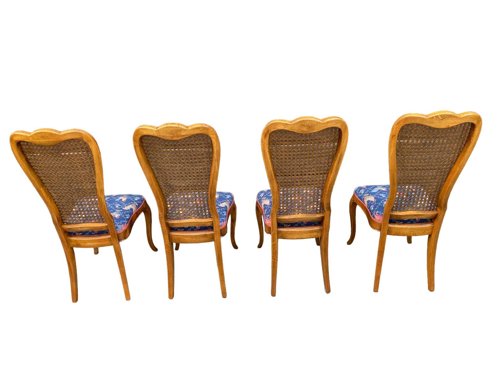 Cane Back Rooster Dining Chairs - Set of 4 - 4