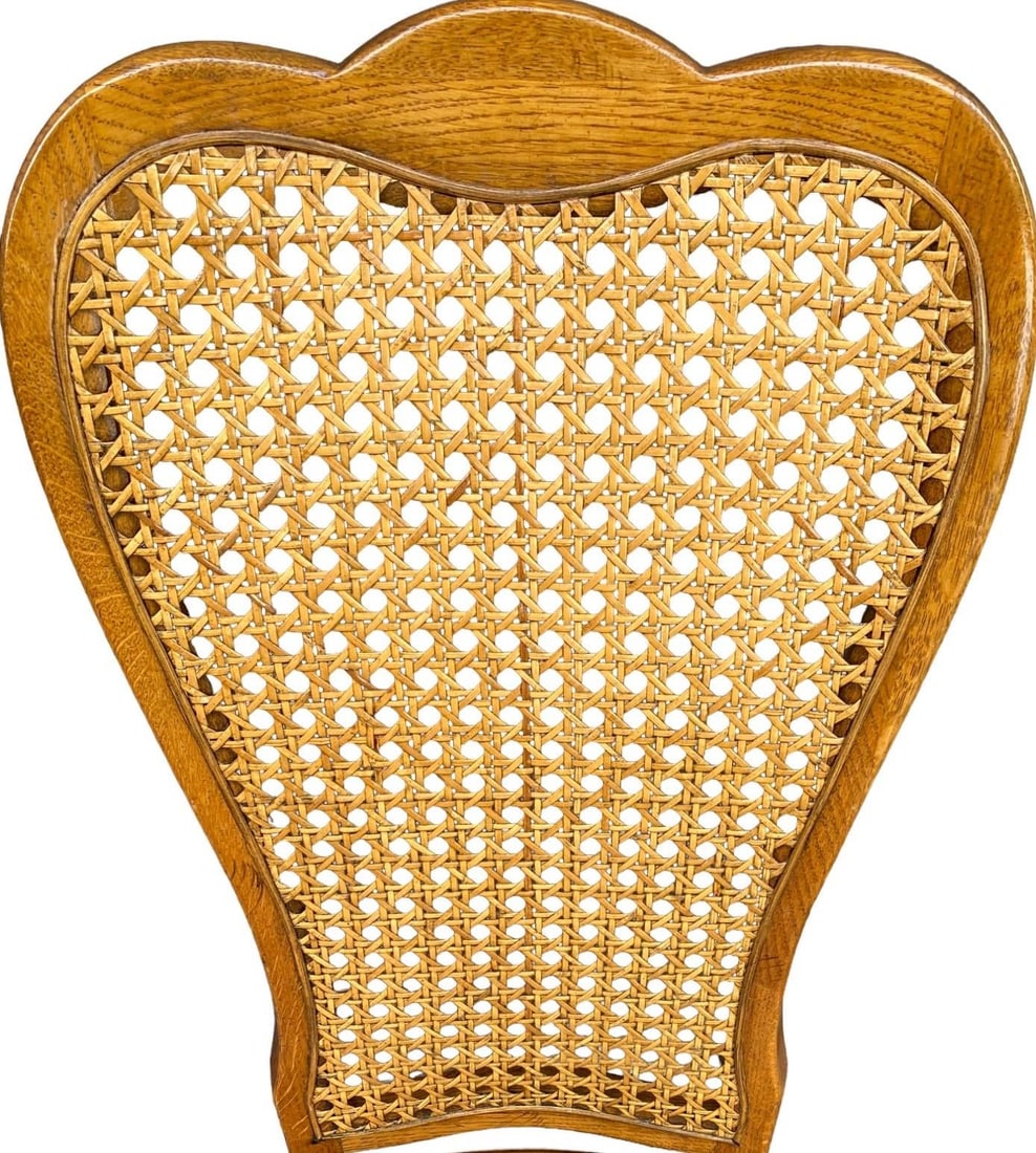 Cane Back Rooster Dining Chairs - Set of 4 - 6