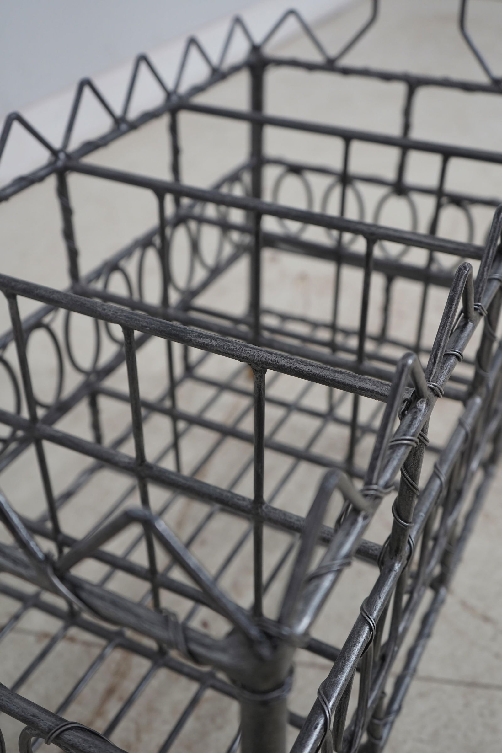 Maitland Smith Iron & Brass Magazine Rack - 12