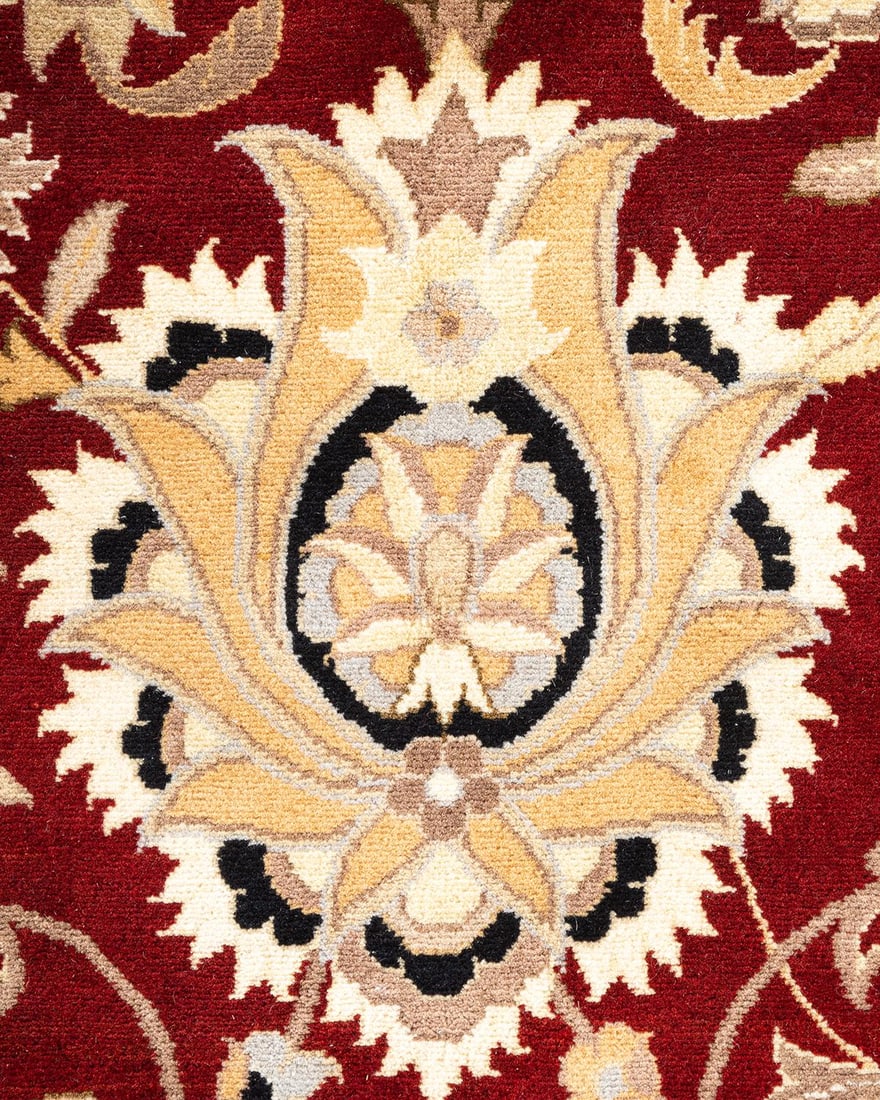 Mogul, One-of-a-Kind Hand-Knotted Area Rug - Red, 12' 0" x 14' 8" - 3