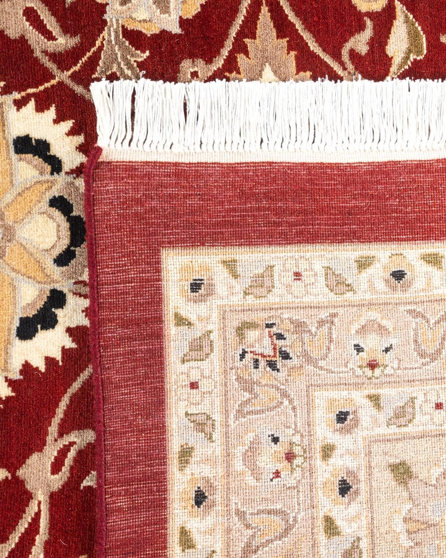 Mogul, One-of-a-Kind Hand-Knotted Area Rug - Red, 12' 0" x 14' 8" - 5