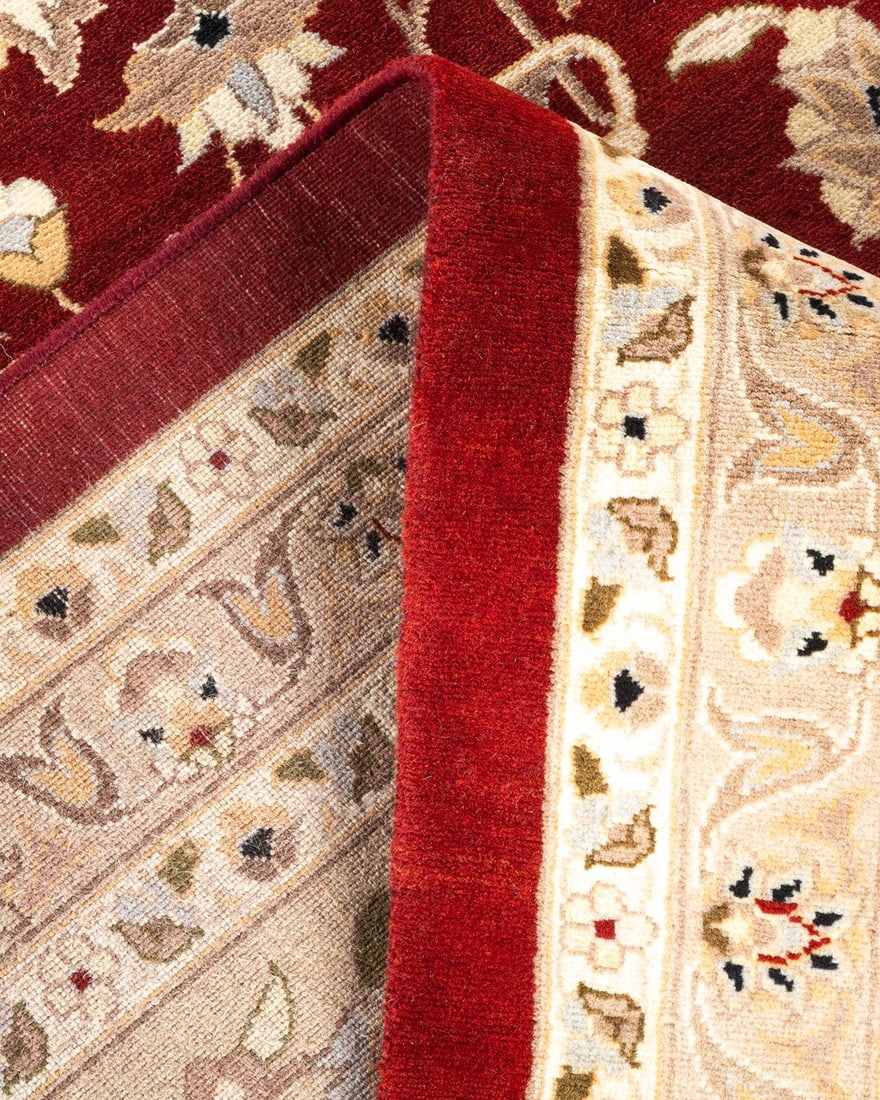 Mogul, One-of-a-Kind Hand-Knotted Area Rug - Red, 12' 0" x 14' 8" - 6