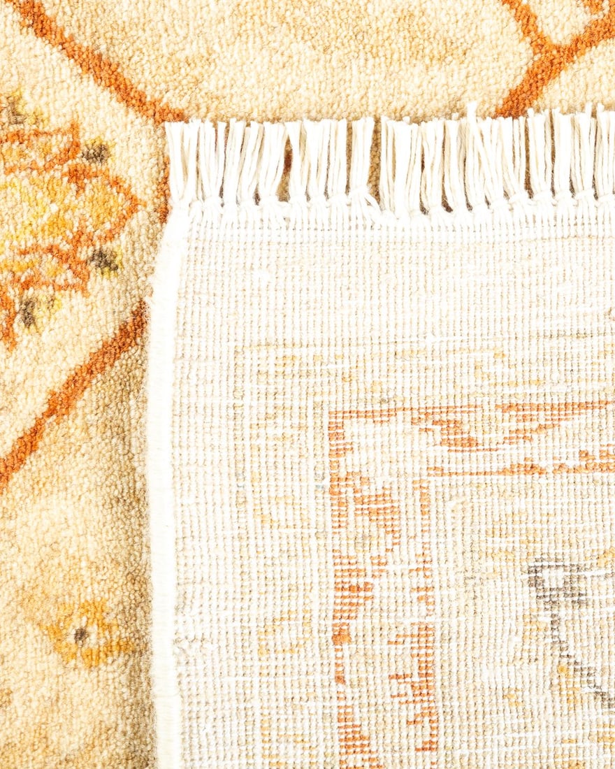 Mogul, One-of-a-Kind Hand-Knotted Area Rug - Ivory, 4' 7" x 6' 8" - 5