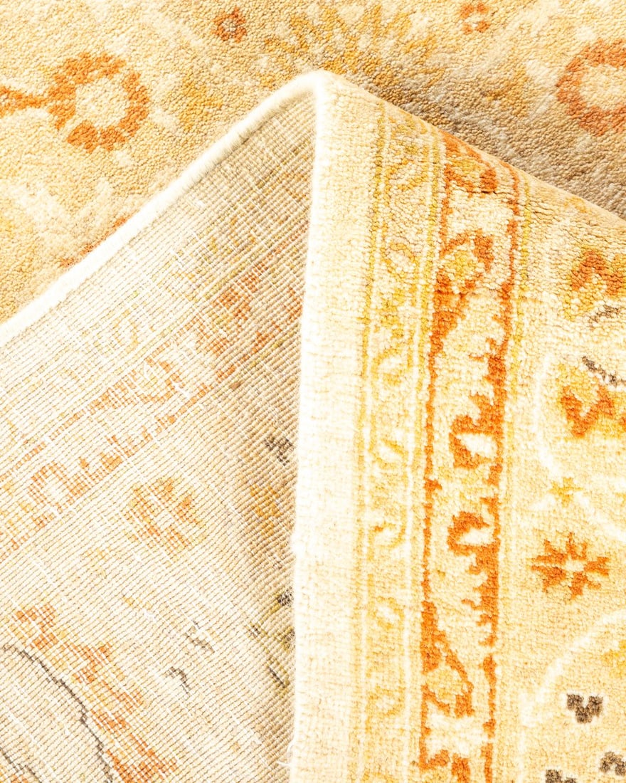 Mogul, One-of-a-Kind Hand-Knotted Area Rug - Ivory, 4' 7" x 6' 8" - 6