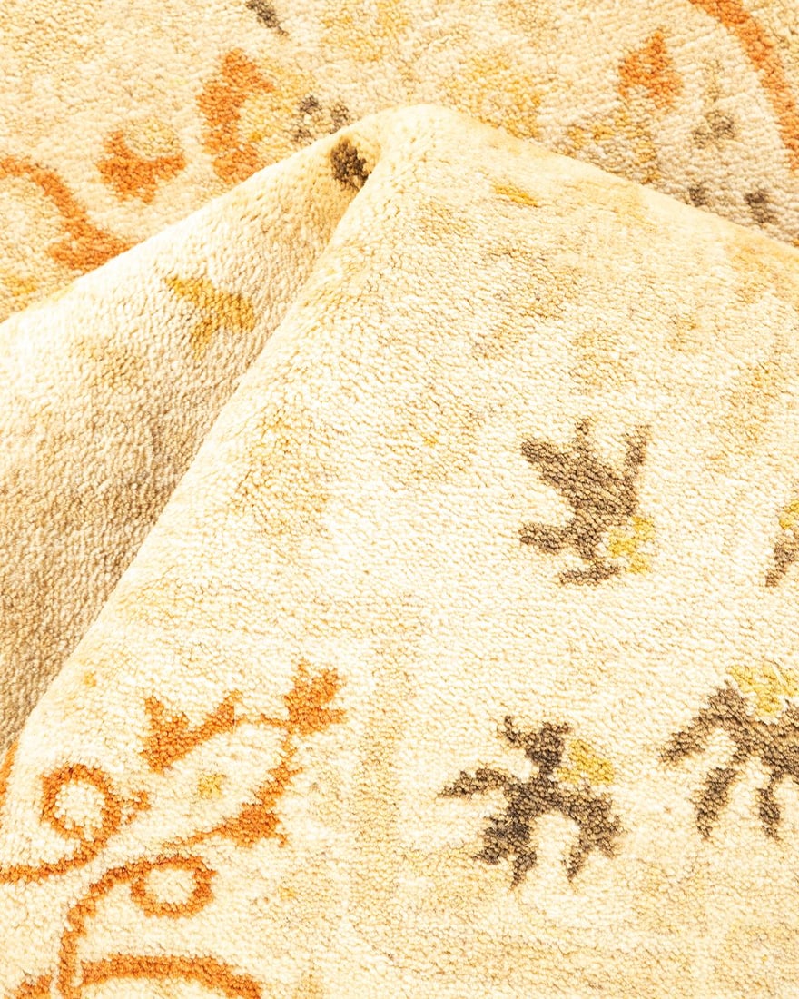 Mogul, One-of-a-Kind Hand-Knotted Area Rug - Ivory, 4' 7" x 6' 8" - 7